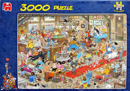 He is well known for his fun, colorful cartoon artwork and each jan van haasteren jigsaw puzzle carries his trademark shark fin somewhere within the puzzle. 3000 5000 Pcs Jan Van Haasteren Puzzels En