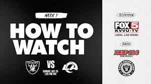How to watch, listen to and livestream Raiders vs. Rams