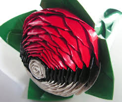 Done now you can add as many pedals as you want 9. Pokeball Duct Tape Rose