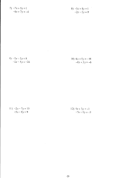 One of the variables must have the same coefficient. Worksheets Mrs Lay S Webpage 2011 12