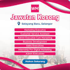 Jawatan kosong kerani perempuan sahaja (focus on sales for b. Maukerja A Twitter Jawatan Kosong Wedding Mate Sdn Bhd Wm Selayang Baru Selangor Marketing Executive Https T Co Ct2ti7zddp Customer Service Assistant Https T Co Yla2cvedzd Admin Executive Cum Marketing Https T Co Goqtwk2emp Business