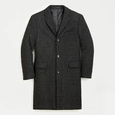 Shop J Crew For The Everyday Glen Plaid Topcoat With Eco Friendly Primaloft For Men Find The Best Selection Of Men Outerwear Glen Plaid Ludlow Suit Outerwear