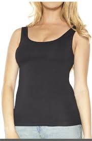 Plus Size Camisole With Built In Bra Ahh By Rhonda Shear Women S Plus Size Seamless Tank W Shelf Bra 29 90 Tank Tops Cuddl Duds Womens Scoop Neck