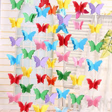 Download 3d Butterfly Wall Art Paper Butterflies Brown Tan Whimsical Decor Woodland Nursery Large Vintage Script Wall Decals Murals Home Living Kromasol Com