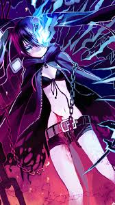 The great collection of black anime wallpaper for desktop, laptop and mobiles. 329949 Anime Girl Fantasy Black Rock Shooter 4k Phone Hd Wallpapers Images Backgrounds Photos And Pictures Mocah Hd Wallpapers