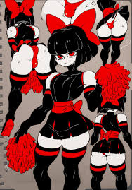 Rule 34 - 1boy 2023 Absolute Territory Back View Bangs Big Ass Black  Clothing Black Hair Black Skirt Bow Bulge Cheerleader Cheerleader Uniform  Clothed Clothing Dizzyspells Elbow Gloves Emotionless Expressionless Femboy  Fully