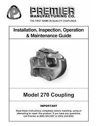 Model 270 Coupling - Premier Manufacturing