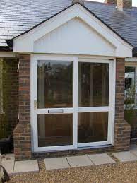 The dining nook is facing the front of the house with patio doors to the front porch. Asgard Windows Dublin Sliding Upvc Inline Patio Doors