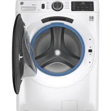 It features a traditional agitator inside the cleaning bin, an outdated, but still popular design that typically costs less. Ge 5 5 Cu Ft Iec Capacity Washer With Built In Wifi White Gfw550smnww Ge Appliances