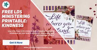 We did not find results for: Free Lds Ministering Printable Kindness Ministering Printables