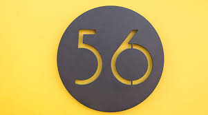 Number as needed on mailbox. Updated Modern House Numbers