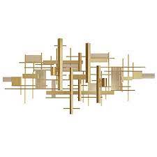 Large wall art doesn't have to be one painting in one frame, either. Qinqihwd Large Metal Wall Decoration Three Dimensional Abstract Design Wall Art Sculpture Creative Living Ro Wall Sculpture Art Metal Wall Decor Sculpture Art