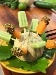 Ma Recette D Esquimaux Au Melon Et Au Concombre Menthe Petits Plats En Equilibre Laurent Mariotte Desserts Aux Fruits