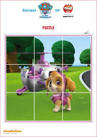 Coloriages La Pat Patrouille Puzzle Activite Vie Quotidienne Jeux Pat Patrouille Puzzle Pat Patrouille Patrouille