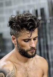 Classic Curly Hairstyle Looks For Men To Sport The Beard With Curly Hair Men Undercut Curly Hair Wavy Hair Men