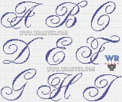 Grafico De Letras Para Ponto Cruz A B C D E F H E I Ponto Cruz Para Casamento Letras Em Ponto Cruz Ponto Cruz