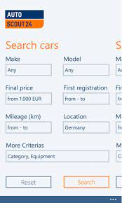 AutoScout24 for Windows 10 Mobile