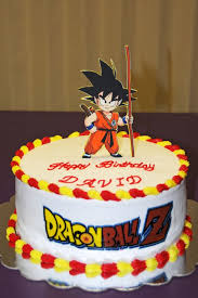 Choose a size and pick a flavour. Goku Birthday Cakes