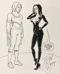 The Baroness and Vega by Brad Guigar, in Benedict Judas Hel's Vega and  Baroness Commissions Comic Art Gallery Room