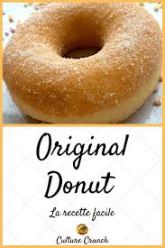Original Donut The Easy Recipe In 2020 Healthy Recipes Easy Snacks Healthy Snacks Recipes Doughnut Recipe