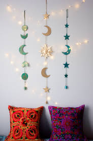 Moon Phase Wall Hanging Hanging Wall Decor Meditation Rooms Meditation Room
