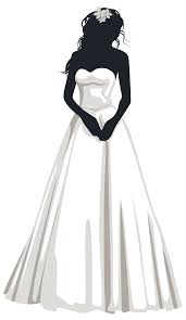 Bride Silhouette Png Clip Art Bride Silhouette Bride Clipart Wedding Dress Sketches