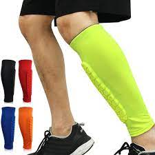 1pcs Football Shin Guards Protector Soccer Honeycomb Anti Crash Leg Calf Compression Sleeves Cycling Running Compression Calf Sleeves Compression Sleeves Legs