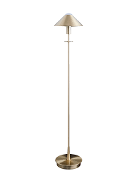 Brushed Brass Floor Lamp With Dimmer Rod With Images Brass Floor Lamp Floor Lamp Modern Floor Lamps