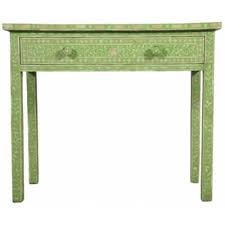 Shop our best selection of green console tables to reflect your style and inspire your home. Light Green Bone Inlay Console Table Iris Furnishing
