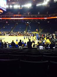 oracle arena section 127 row 15 seat 8 golden state