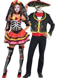 Day Of The Dead Couples Costumes Party City Couple Halloween Costumes Couples Costumes Party City Costumes