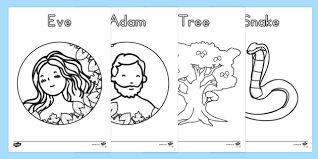 The spruce / ashley deleon nicole these free pumpkin coloring pages will be sna. Adam And Eve Creation Story Coloring Sheets