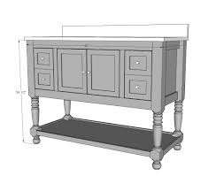 48 Turned Leg Vanity White Vanity Bathroom Diy Bathroom Vanity Bathroom Vanity Makeover