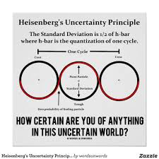 Heisenberg S Uncertainty Principle Physics Humor Poster Zazzle Com In 2020 Physics Humor Physics Principles