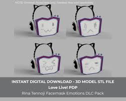 We would like to show you a description here but the site won't allow us. Love Live Pdp Rina Tennoji Headset Additional Face Plates 3d Etsy