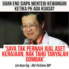 The best gifs for lim guan eng. Guan Eng Siapa Menteri Kewangan Kesatuan Melayu Raya Facebook