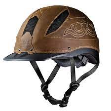 Troxel Cheyenne Western Helmet X Large Brown Statelinetack Com In 2021 Western Helmet Horse Riding Helmets Equestrian Helmet