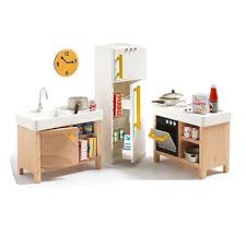 Djeco Dj07823 The Kitchen Playset Dollhouse Kitchen Furniture House Design Kitchen Furniture