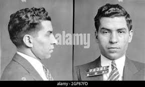 Italian-born American gangster and mafia mobster Thomas Eboli (left), USA  1950s Stock Photo