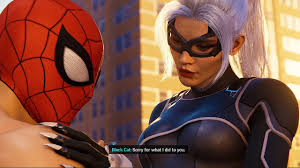 Spider-Man Cheating On MJ With Black Cat - Spider-Man PS5 - YouTube