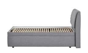 Polsterbettgestell York Grau 120x200 Cm Sconto