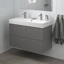 It's possible you'll discovered another dark grey bathroom vanity higher design concepts. Godmorgon Bathroom Vanity Gillburen Dark Gray 393 8x181 2x227 8 100x47x58 Cm Ikea