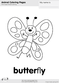 Try these printable butterfly coloring pages. Butterfly Coloring Page Super Simple