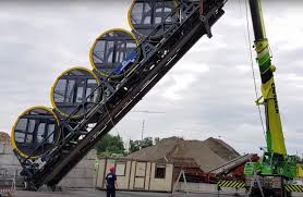 This is the steepest funicular in the world (world record) with maximum gradient reaching 110% (47°). World S Steepest Funicular Railway To Go In To Service This Winter Inthesnow