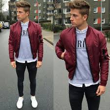 Black Bomber Jacket Outfits Men S Only Street Stylers Follow Me Bomber Jacket Fashion Sneakers Men Fashion Maroon Bomber Jacket