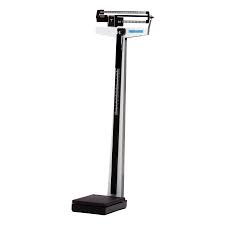 Balanza digital a la altura de los ojos con tallímetro. Health O Meter 450kl Mckesson Medical Surgical