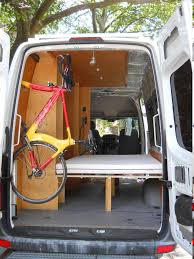 Bike Mount Inside The Sprinter Page 2 Sprinter Forum Van Conversion Bike Van Interior Camper Van