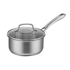 Pan cooking food kitchen fry frying cook meal skillet. Cuisinart Classic 1qt Stainless Steel Saucepan With Cover 8319 14 Target