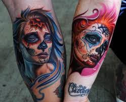 Dia de los muertos tattoo. 100 S Of Dia De Los Muertos Tattoo Design Ideas Pictures Gallery