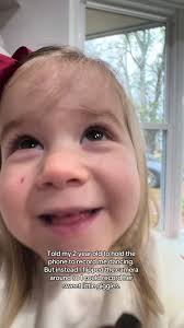 Kid in Front of Phone Mom Dancing